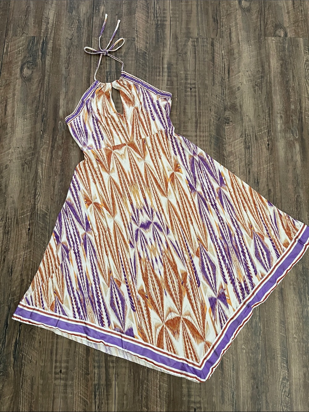 Free People Halter Tie Scarf Dress 🍇
